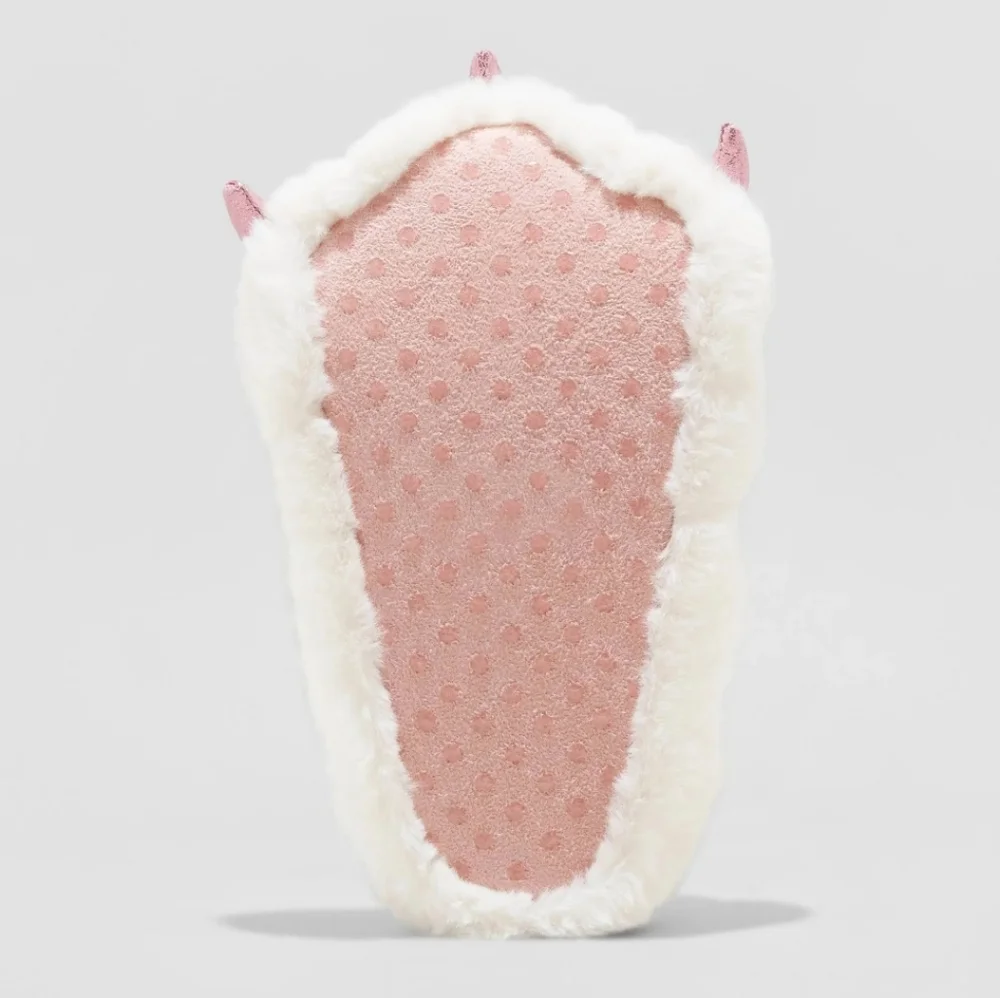 Slippers 👣CAT & JACK White Riya Claw Slippers medium 2/3